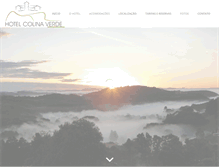 Tablet Screenshot of hotelcolinaverde.tur.br